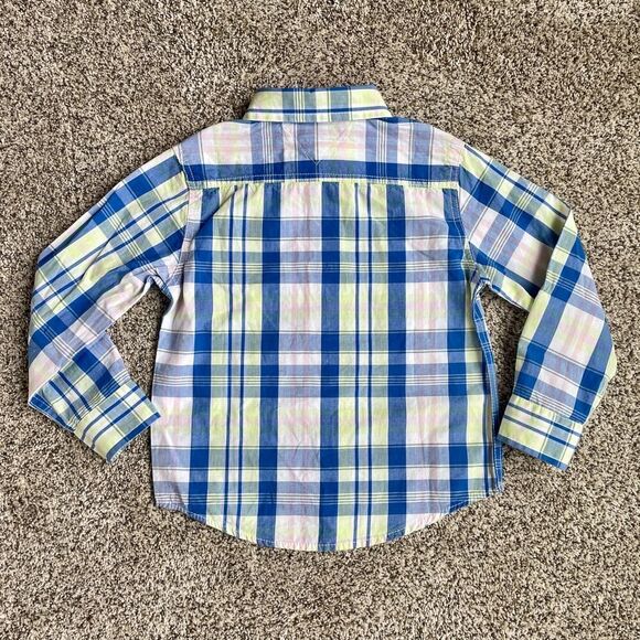 Tommy Hilfiger Toddler Boy Flannel Button Up Shirt - Size: 4 - Picture 2 of 5